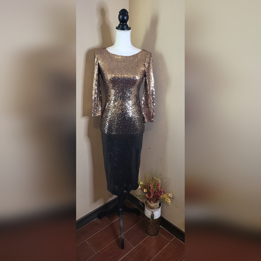 Womens sequin cocktail dress size 4